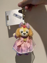 Duffy and Friends 上海迪士尼 CookieAnn可可 粉紫星空/公主裙造型毛絨鑰匙圈（SS號吊飾）