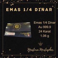 ORODESIGN MAA Emas Gold Coin 1/4Dinar 999.9 24karat