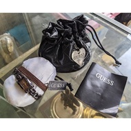 Guess Watch Original W0053L4 Brown - Guess Leather Watch Wanita - Authentic Guess Ladies Watch - Hah