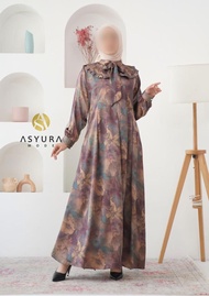 asyura mode gamis dress armany premium motif