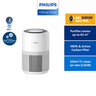 Philips AC0950 | Smart Air Purifier Mini | HEPA NanoProtect | AeraSense Tech | 250 m3/h | 65 m2 | Ai