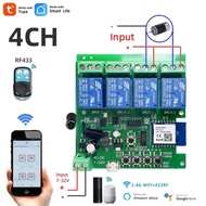 12V 4-port remote control switch using 1-way 12V DC power (electricsmart)