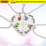 DRIXTA 4 Bff Creative Love Necklace Nice Gift Necklace