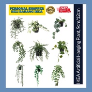 IKEA Fejka Artificial Hanging Plant 9cm 12cm Decorative Pokok Menjalar Plant for Office Work Desk
