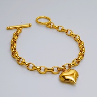 Bangkok Gold Bracelet 24K Korean Gold Bracelet 24K Fashion Bracelet Gold Bracelet Women's Chain
