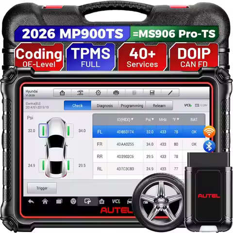 Autel MaxiPRO MP900TS MP900 TS TPMS Diagnostic Scanner Bidirectional Scan Tool ECU Coding 40+Service