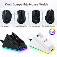 Charge Dock for Razer Basilisk Ultimate/Viper Ultimate/Naga Pro Wireless Mouse