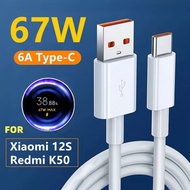 Super Quick 6A Charging Cable Supports For Xiaomi Mi Turbo 33W 67W Max Fast Charger
