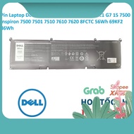 ️ Battery Dell G15 5510 5511 5515 5520 5521 G7 15 7500 Inspiron 7500 7501 7510 7610 7620 8FCTC 56Wh 