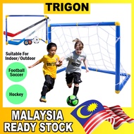 Children Football Goal Stand Tiang Gol Bola Sepak Kids Football Goal Mainan Budak Soccer for Indoor 