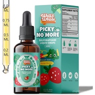 Well&Whole Sulforaphane Kids Liquid Supplement – Pick No More Broccoli Sprout Extract Drops, Hidden 