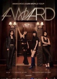 MAMAMOO 2026 世界巡迴演唱會澳門站門票🎫