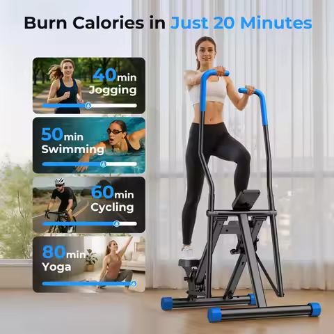 Stair Stepper Vertical Cardio Exercise Climber Stair-Master for Exercise at Home Full Body Workout