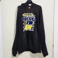 DIESEL 混色長袖帽T