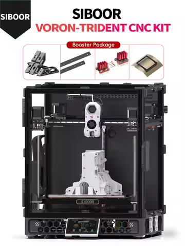 SIBOOR Voron Trident [June] 3D Printer CNC Metal Structure 4AWD CoreXY & All Siboor Guide Rails DIY 