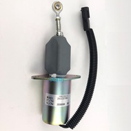 12V / 24V DC Fuel Shut Off Flameout Solenoid Valve OEM 3415706 For Cummins Engine 6BT 4BT 6CT