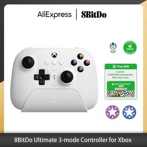 8BitDo Ultimate 3-mode Gaming Controller for Xbox, Hall Effect Joysticks, Compatible Windows, and An