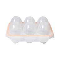Portable Camping Shockproof and Leakproof 6 Eggs Carrier Container Case Eggs Carrier Holder Egg Stor