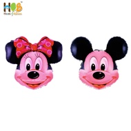 Mickey minnie head mylar foil balloon 23"