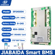 JBD Smart BMS 8S 24V 200A 20S BMS 150A 100A 60A 40A BT BMS Lifepo4 16S 10S 21S 24S Li-ion JIABAIDA