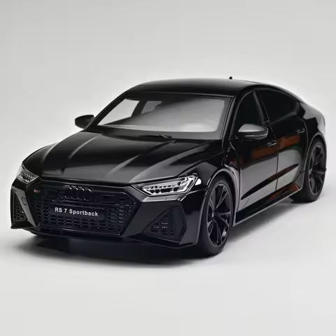 1:18 AUDI RS7 Sportback Sports Car Alloy Metal Diecast Model Car Remote Control Lighting With Sound 