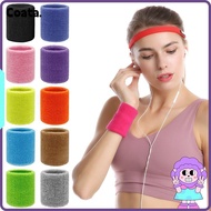 1Pcs Wristband, Fitness Run Gym Sweat Towel Wrist Support Band, Durable Cotton 8x8cm Cuff Tennis Spo