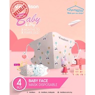 MEDISON 4Ply Baby 3D Medical Face Mask 3 Months to 3 Years Old - 20Pcs/Box