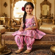 AZHAGI SERIES KIDS PUNJABI SUIT AFGAN PANTS WITH COTTON LINING