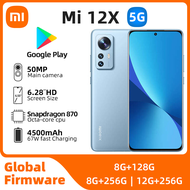 ใช้ Xiaomi ทุกรุ่นโทรศัพท์12 5G/สมาร์ทโฟน12X Xiaomi 128GB/ 256GB Snapdragon8 NFC Gen 1 Octa Core 98%