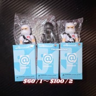 全新 Medicom Bearbrick Be@rbrick Series 51 隱藏版 gi.joe Storm Shadow &Snake Eyes 義勇群英 毒蛇反擊戰 白幽靈＆蛇眼 公仔 Fi