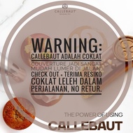 CALLEBAUT MILK 823 & DARK 811 CHOCOLATE COUVERTURE 250 GR PACKAGING