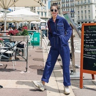 Jumpsuit Straight Suit All-Match Slimmer Look Loose Trousers Summer Women Korean Overalls Jumpsuit New Handsome 2023