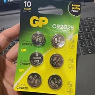超霸 - CR2025 【6粒裝】鈕釦電池 扁電