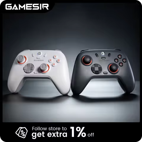 GameSir Nova Lite 2 Wireless Switch Controller, Hall Effect Gamepad for Nintendo Switch, PC, Steam, 