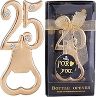36 Pack Creative Bottle Openers for 25th Birthday Party Favors or 25 th Wedding Anniversary Party Gi
