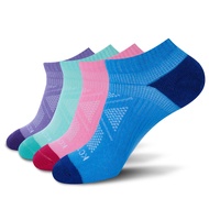 KC-TAHO Anti-odor Low Cut Ankle Socks For Men & Women (4 Pairs) Cushioned Arch Support Socks for Run