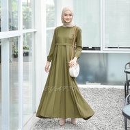 -termurah- arumi dress gamis wanita muslim simple dan elegan