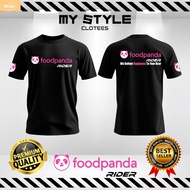 FOODPANDA RIDER Ready Stock Jersey Premium Microfiber/ Baju FOODPANDA  /Tshirt Delivery