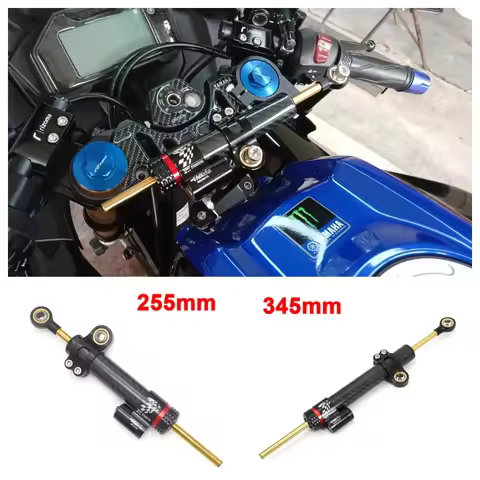 Motorcycle Universal Adjustable Damper Steering 252mm 342mm For Kawasaki Yamaha Honda CBR650R CB1000