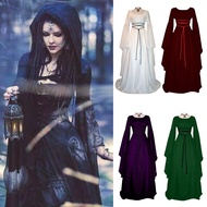 Váy vải nhẹ Phụ Nữ Đầm Gothic Victoria Gothic áo phù thủy Cho trang phục halloween Bên Yêu Thích