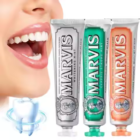6 Colors Italy Original Marvis Toothpaste Brightening Mint Flavor Long-lasting Fresh Breath Remove D