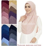 TUDUNG COTTON XL AISYAH EXCLUSIVE TUDUNG SARUNG COTTON