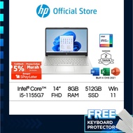 Laptop HP 14s-dq4016TU Core i5 Iris X 8GB RAM 512GB SSD W11 14 Inch