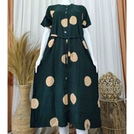 DASTER ANDIN MOTIF POLKADOT DASTER ANDIN IKATAN CINTA VIRAL 2021 DASTER BUSUI DRESS MENYUSUI DASTER