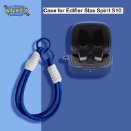 Compatible with Edifier Stax Spirit S10 Protective Case Nylon Lanyard Soft Cover Shells Washable Hou