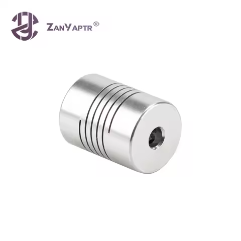 5x8x25mm / 5x5x25mm / 6.35x8x25mm Flexible Coupling Coupler Flexible Shaft For 3D Printer Stepper Mo