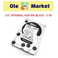 3.5” INTERNAL HDD WD BLACK - 2 TB