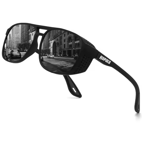 Rapala Professional Sports Sunglasses - Polarized Windproof UV400 for Cycling Running Outdoor Enthus