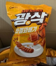 韓國CW 極脆紐紋香濃焦糖脆條-72克