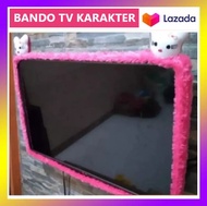 BANDO TV Karakter 14 Inch Sampai 30 Inch/ Bandana TV/Sarung TV Karakter Elastis 14 Sampai 30 Inch